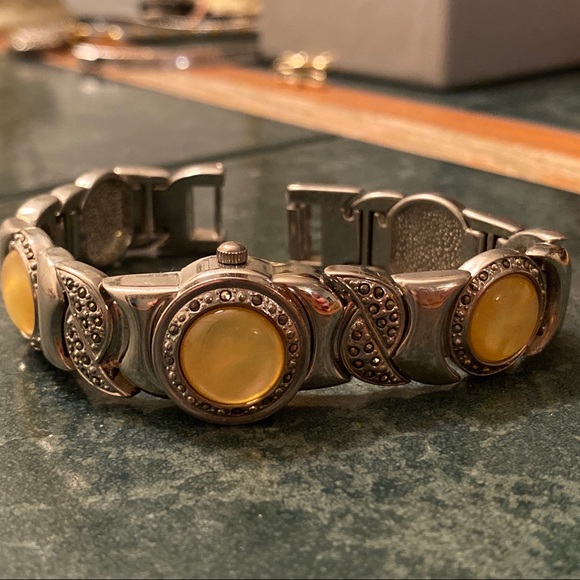 Vintage Lee Sands sterling silver and Quartz watch - Picture 2 of 5